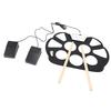Hand Rolled Drum Pad Portable Electronic Drum Pad Foldable Silicone Hand Roll Electronic Drum Jazz