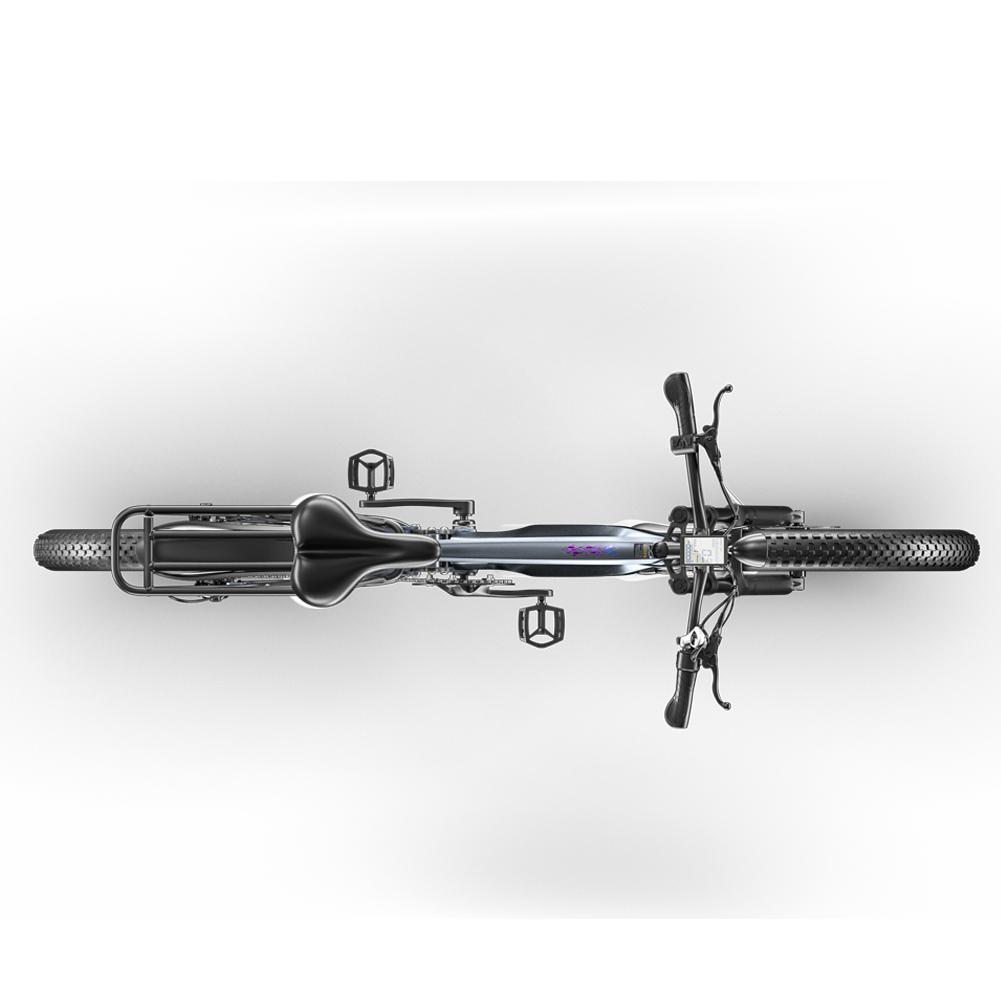Shengmilo Электрический горный велосипед MX05 26", двигатель 500 Вт, аккумулятор Samsung 840 Вт·ч, толстые шины, двухподвес, 7-скоростная трансмиссия Shimano для езды по городу и по бездорожью