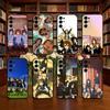 Чехол для телефона K-ON Аниме Черный Силиконовый Мягкий Для Samsung S25,S24,S21,S22,S23,S30,Ultra,S20,Plus,Fe,Lite