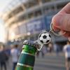 Брелок-подвеска, Утолщенный брелок-открывалка для бутылок из нержавеющей стали, Водонепроницаемый многофункциональный брелок с рисунком футбольного мяча, Подарок, Аксессуар для бара