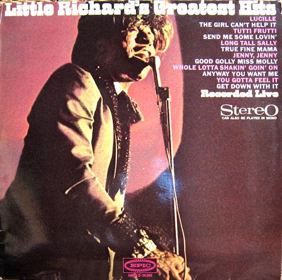 Виниловая пластинка LITTLE RICHARD Little Richards Greatest Hits Rec MBNS26260 Epic 1967 Нидерланды Рок Б/у