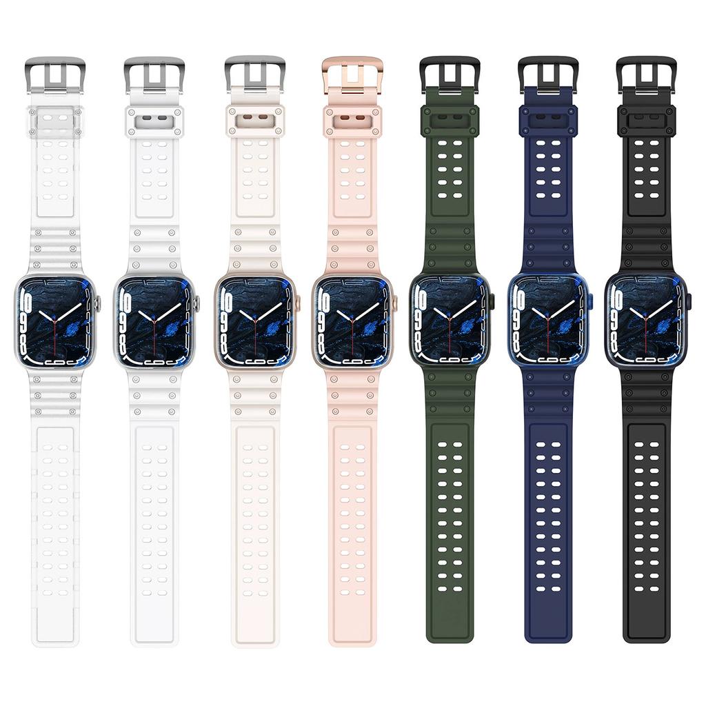 Strap Triple Protection Pasek Apple Watch Se, 9, 8, 7, 6, 5, 4, 3, 2, 1 (41, 40, 38 Mm) Opaska Bransoleta Zielony