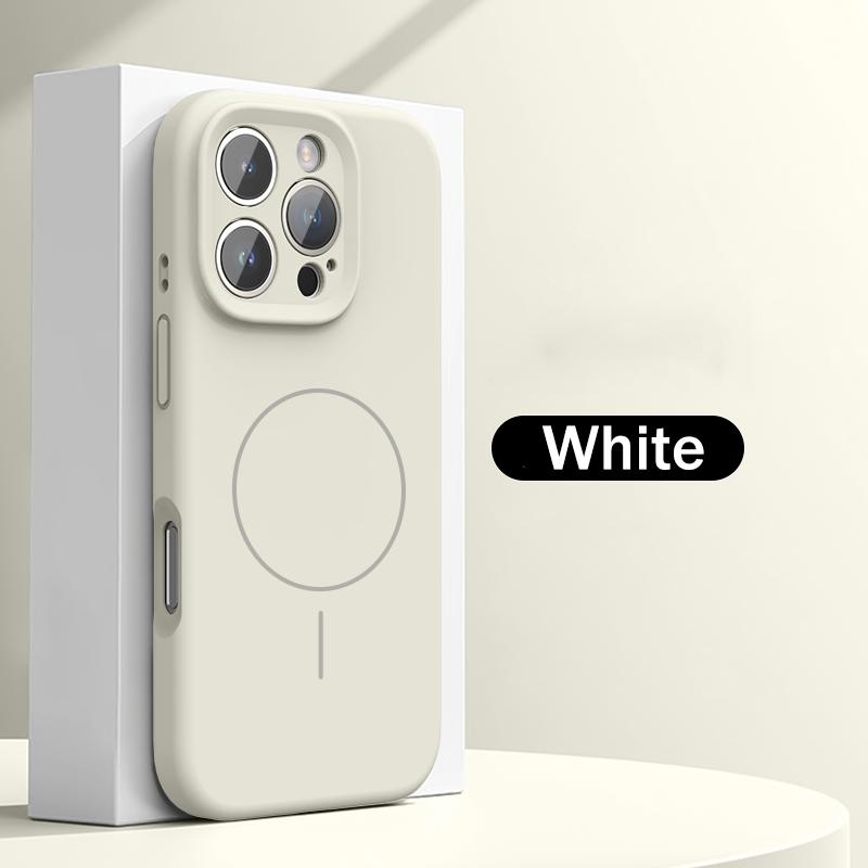 Оригинальный силиконовый чехол для Apple iPhone 16 16E 15 14 11 12 13 Pro Max X XR XS Для беспроводной зарядки Magsafe Мягкая крышка