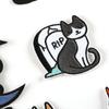 Badge Clothing Accessories Cartoon Skull Cat Badge Embroidery Sticker Decorative Accessories Patch Sticker Cloth Label Badge Cloth Sticker