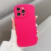 Мягкий волнистый чехол-бампер цвета конфет для iPhone 16 15 14 13 12 11 Pro Max XS XR 7 8 Plus SE, противоударный защитный чехол на заднюю панель