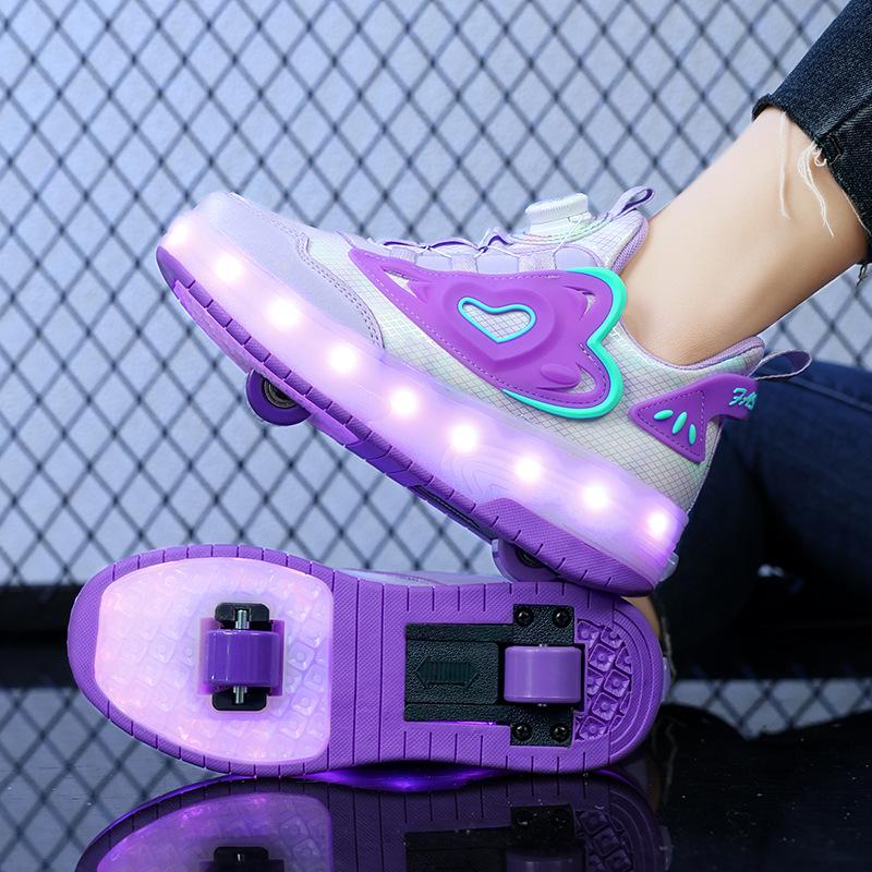 Детская обувь Обувь для катания на коньках Seven Coloured Lights Storm Shoes Обувь для катания на коньках Girls Shoes