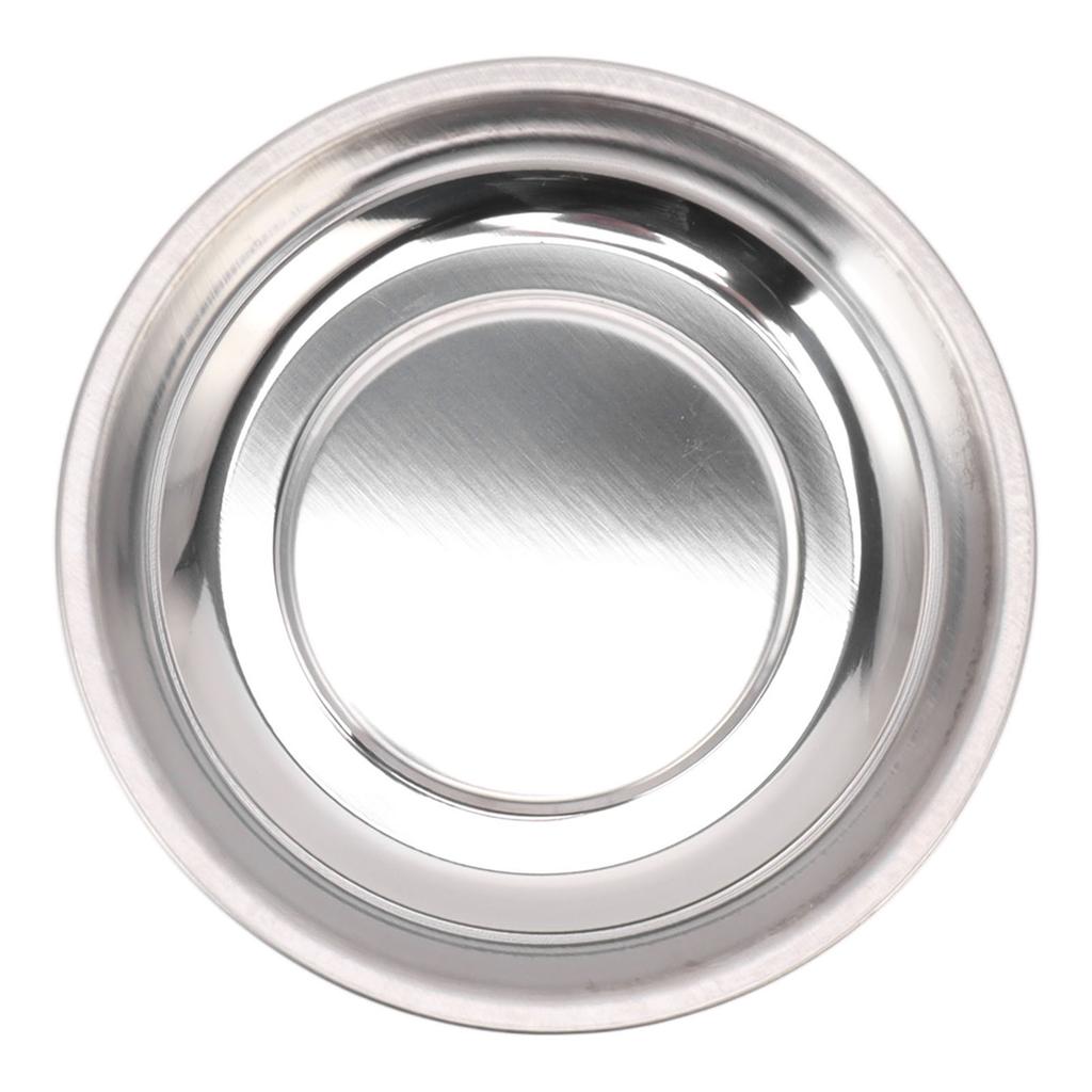6 Inch Round Magnetic Parts Tray Stainless Steel Magnetic Tools Bowl for Screws Nuts Bolts and