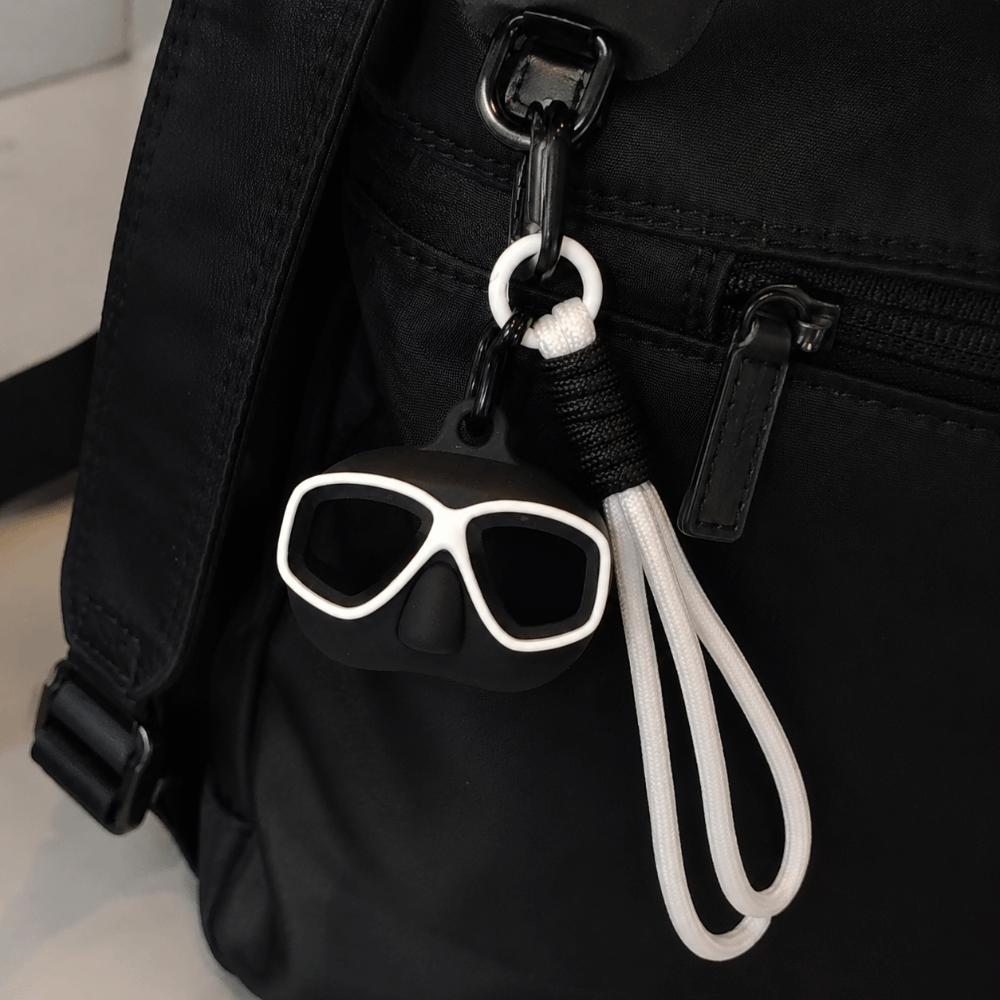 Mini Braided Rope Keyring Creative Bag Charm Delicate Diver Goggles Keychain Party Favor
