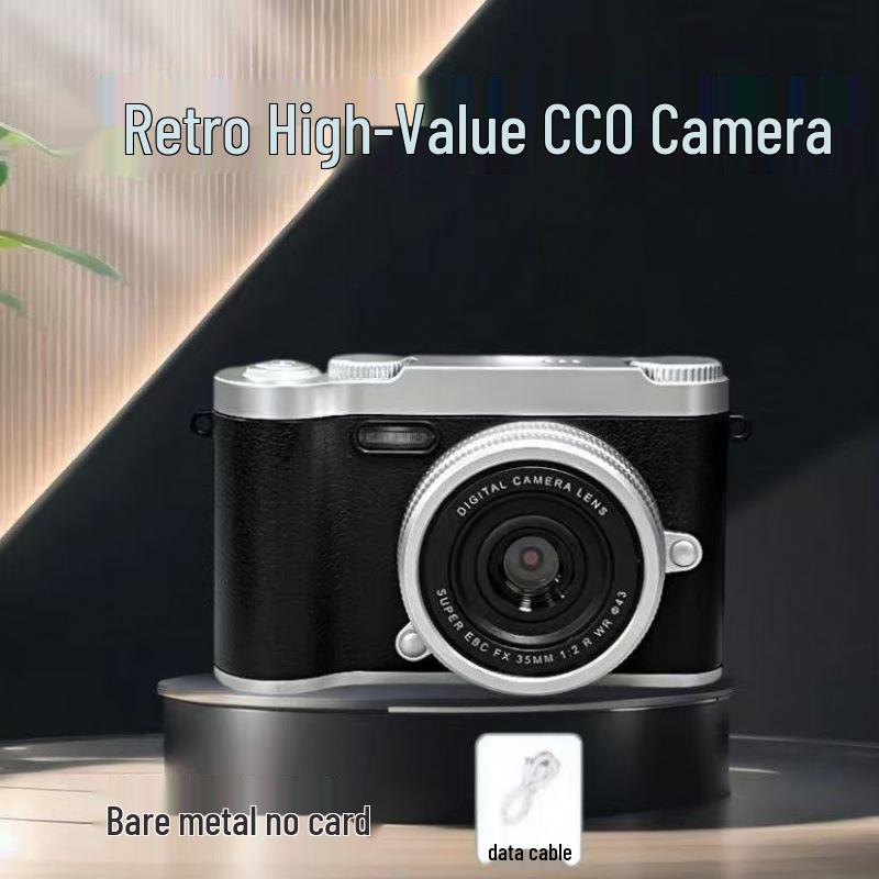 Retro HD Dual Camera for Students - Compact Digital Travel Camera