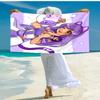 1pc Anime A-AphmauS (3) Beach Towel, Comfortable and Thick, and Swimming/Bath/Picnic/Camping Towel, Suitable for Seaside Beaches