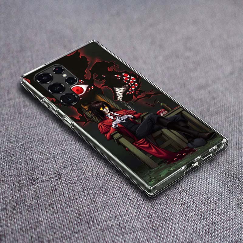 Чехол для телефона Alucard Helsing для Samsung Galaxy S24 S23 S21 S20 FE S22 S26 Ultra S25 Edge S10 Plus Прозрачный ТПУ Чехол Оболочка Coqu