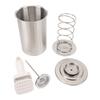 Steamed Meat Bucket Stainless Steel Kitchen Bacon Meat Pressure Cooker with Thermometer Type 2