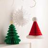 2025-2026 Christmas Decorations Paper Honeycomb Ball Folding Christmas Tree 3D Ornament Home Wedding Decoration Desktop Ornament
