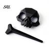 Punk Style Hair Clips Skull Stick, 3D Printed Gothic Bone Slide Barrette Non Slip for Women, Spooky Dark Pin Halloween Cosplay Luminous Pins Night