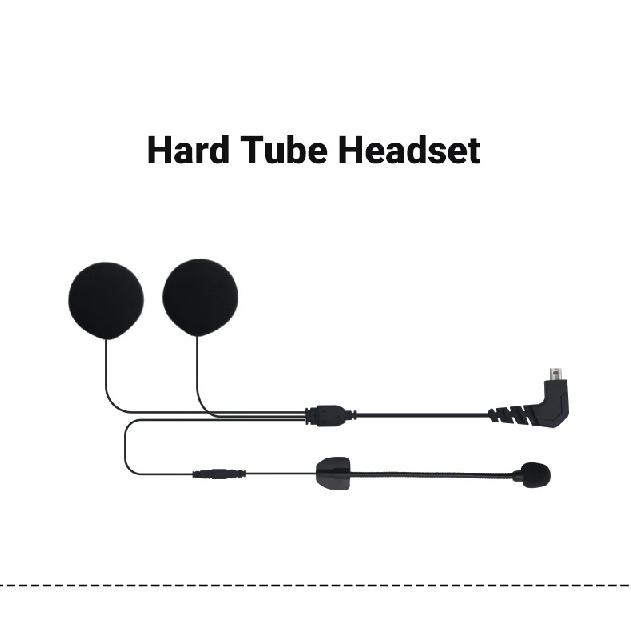 Motorcycle Intercom Accessories Hard Soft 2 in1 Earphone Mic For Freedconn TCOM-SC/VB FDC-01VB COLO T-MAX T-REX Any Face Helmet