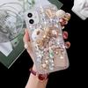 Чехол со стразами и блестками для Honor X9C Smart 5G X8C X7C X9B X8B X7B X6B X5B Plus X9A X8A X7A X6A 4G 3D Bling Кристальный дизайн с чехлом-тыквой