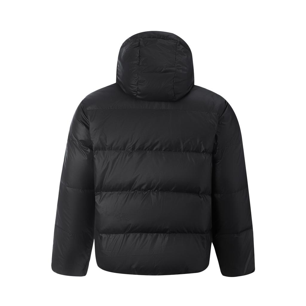 Li Ning Горячие горшки Коллекция пуховиков Пуховик Унисекс Черный AYMV519-1