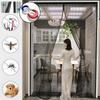 Large Size Magnetic Door Screen Summer Anti-Mosquito Insect Fly Bug Soft Yarn Curtain Mute Fine Mesh Strong Glue Paste Window Netting
