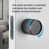 2026 Minimalist Round Ball Magnetic Door Lock Indoor Door Hidden Key Round Door Handle Silent Home Room Wooden Door Lock