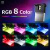 Мини USB LED Атмосферная лампа для салона автомобиля – RGB Аварийный и Декоративный Ночник, Подключаемый и работающий сразу для атмосферы в автомобиле