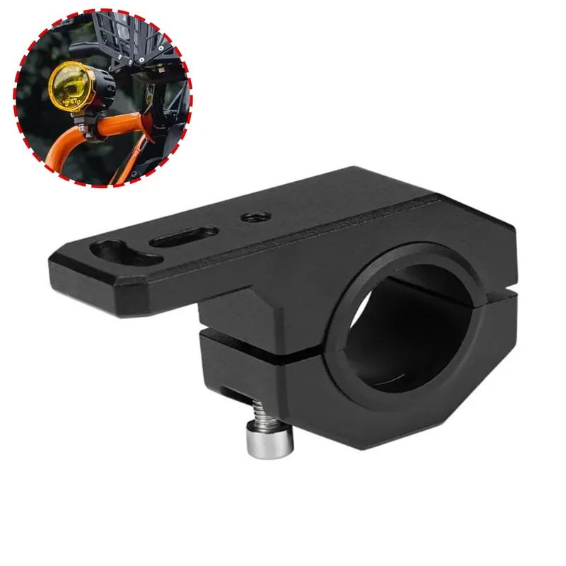 Motorcycle Bumper Headlight Spotlight Mount Bracket Adjustable Fog Light Holder Aluminum Alloy LED Head Light Tube Clamp Mounts