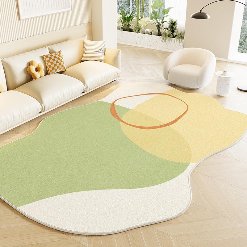 Ковер для гостиной, диван, журнальный столик, напольный коврик, украшение для дома, нестандартные ковры большой площади, французский минималистский стиль, цветочный