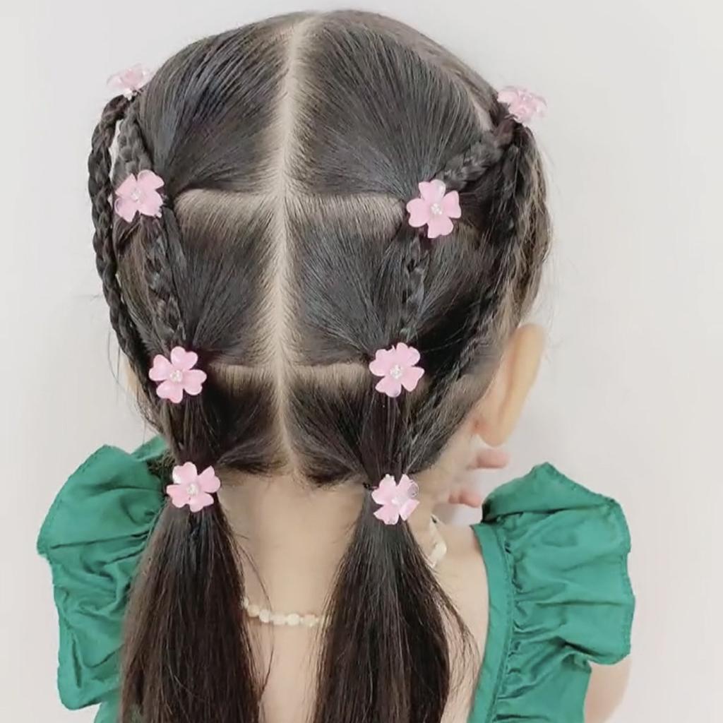 10 шт. Новые цветочные принцессы девочки милые заколки для волос шпильки детские головные уборы зажим для волос заколки для волос аксессуары для волос