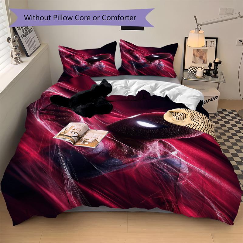 Spiderman Bedding 3 Piece Set Hd Print Duvet Cover Pillowcases For Teens Adult Bedroom Decoration Christmas Gift C9211839
