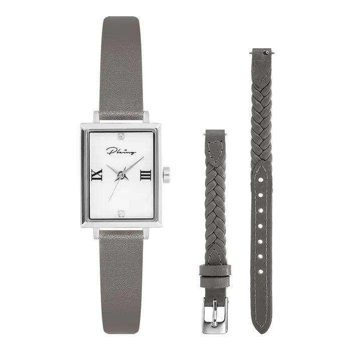 Colored Leather Watch PL021007WTGY