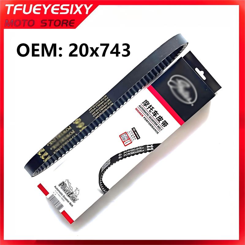 743 20 30 Powerlink Performance CVT Drive Belt For GY6 125cc 150cc Engine Moped Scooter ATV Quad