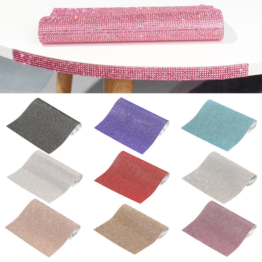 Подарки своими руками Украшение для вечеринки Кристальная наклейка Лист страз Блестящая наклейка Блестящая отделка Аппликация