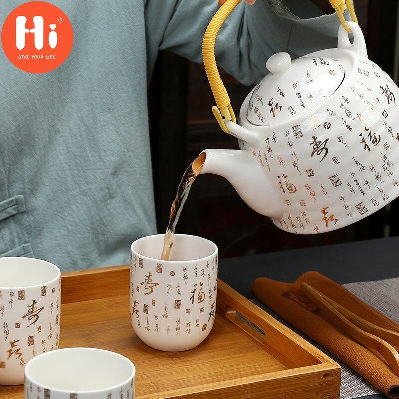Привет, 170 мл, фарфоровая чашка для чая, керамическая чашка для кофе, чашка для воды ручной работы, офисная посуда для напитков, синий, белый цвет