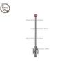 1PC CNC CMM Probe Tip 4.0mm Ruby Ball 3D Tester Sensing M4 Tip 50mm Touch Probe Stylus A-5003-4799