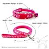 Adjustable Pet Traction Rope Dog Paw Print Cat Traction Rope Cute Puppy Cat Accessories  Pet