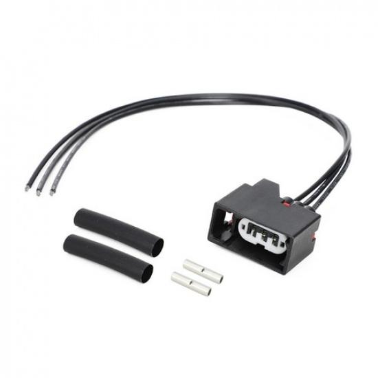 2Pcs Front Turn Signal Light Pigtail Harness Plug For 2007-2018 Jeep Wrangler JK