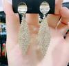 Модные изысканные серьги с длинной кисточкой: Элегантный, Блестящий и Универсальный для Женщин