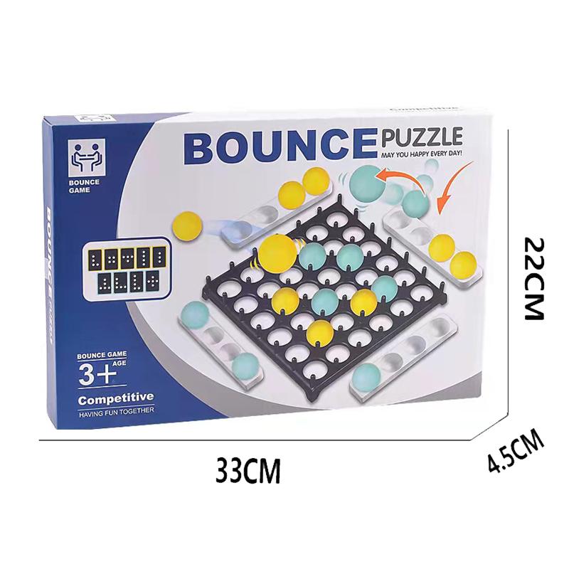 NEW Bounce Off Game Jumping Ball Board Games for Kids Table Game Family and Party Desktop Bouncing Toy Bounce Gift