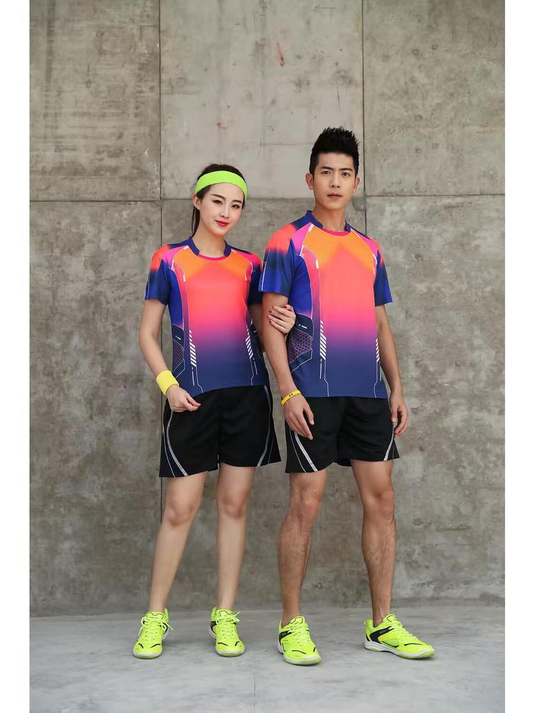 Quick-Dry Sweat-Wicking Sportwear Set for Men & Women - Tennis, Badminton, Ping Pong