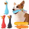 Rubber Chicken Squeaky Dog Toys For Small, Medium Or Large Pet Breeds, Reduce Separation Anxiety