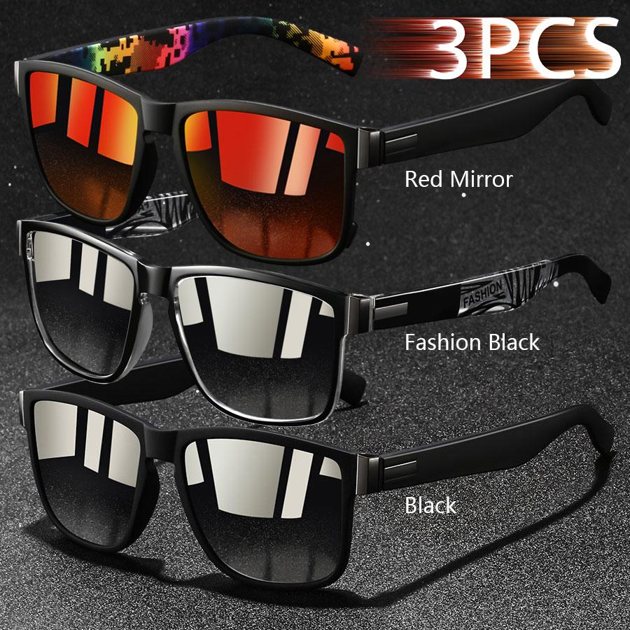 Модные винтажные квадратные унисекс солнцезащитные очки для вождения и рыбалки мужские и женские люксовые брендовые дизайнерские солнцезащитные очки с антибликовым покрытием UV400