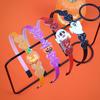 1/4pcs Halloween Day Headband for Girls Glitter Star Headbands Holiday Party Heart Pumpkin Hairbands Children Kids Headwear