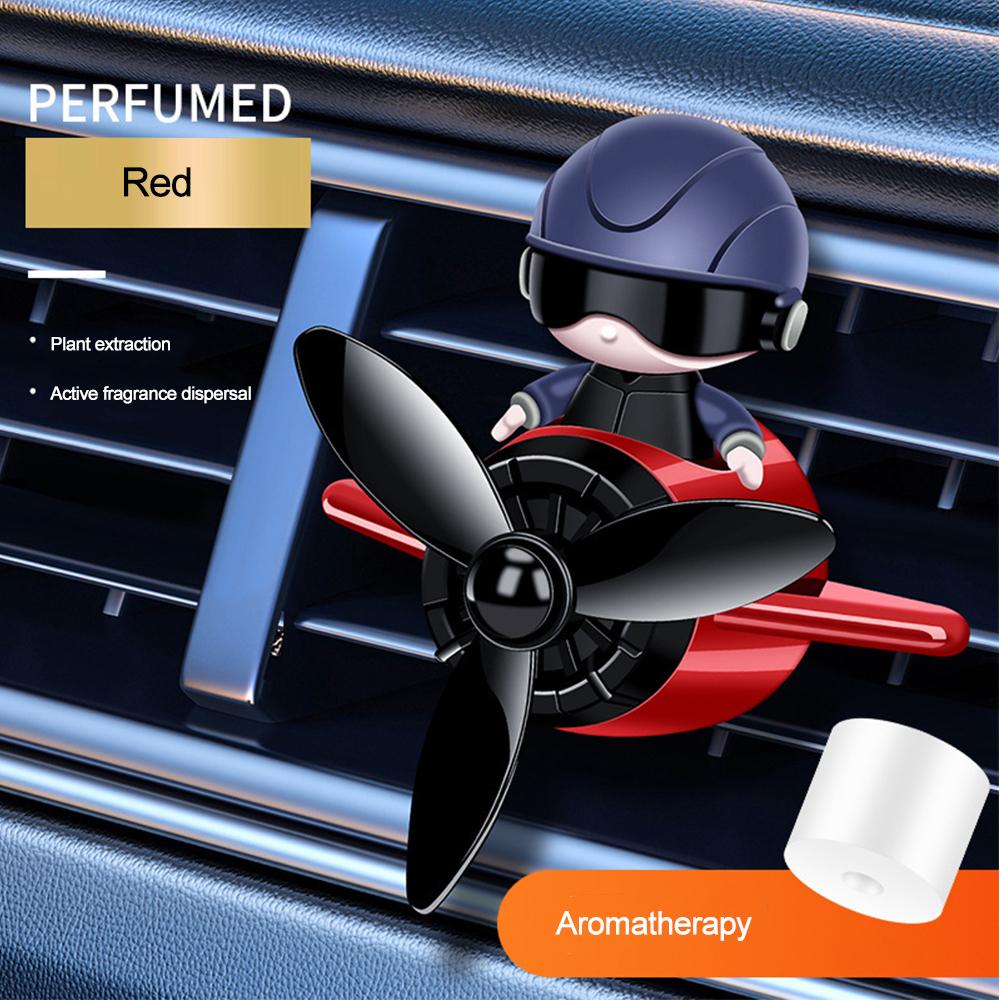 Освежитель воздуха для автомобиля Ароматерапия Автомобильные аксессуары Внутренний диффузор духов Вращающийся пропеллер Ароматизаторы Мультфильм