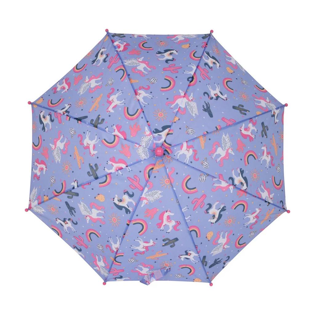 Mountain Warehouse Childrens/Kids Unicorn Folding Umbrella