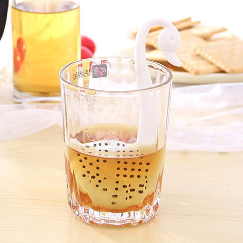 1/2шт силиконовые заварники для рассыпного чая, заварник для чая в виде милого лебедя, заварник для рассыпного чая, фильтр для рассыпного чая, ситечко для чая, аксессуары для чайной посуды