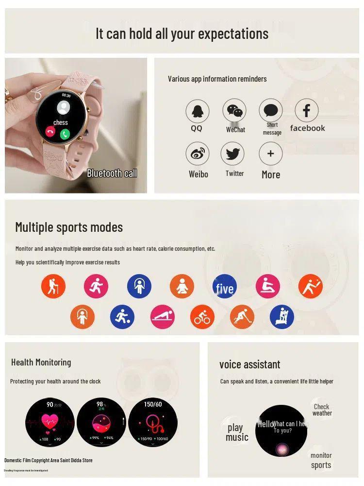 2025 High-Tech Smartwatch for Men and Women: Multi-Dial, Alarm, Offline Payment, and Sports Features