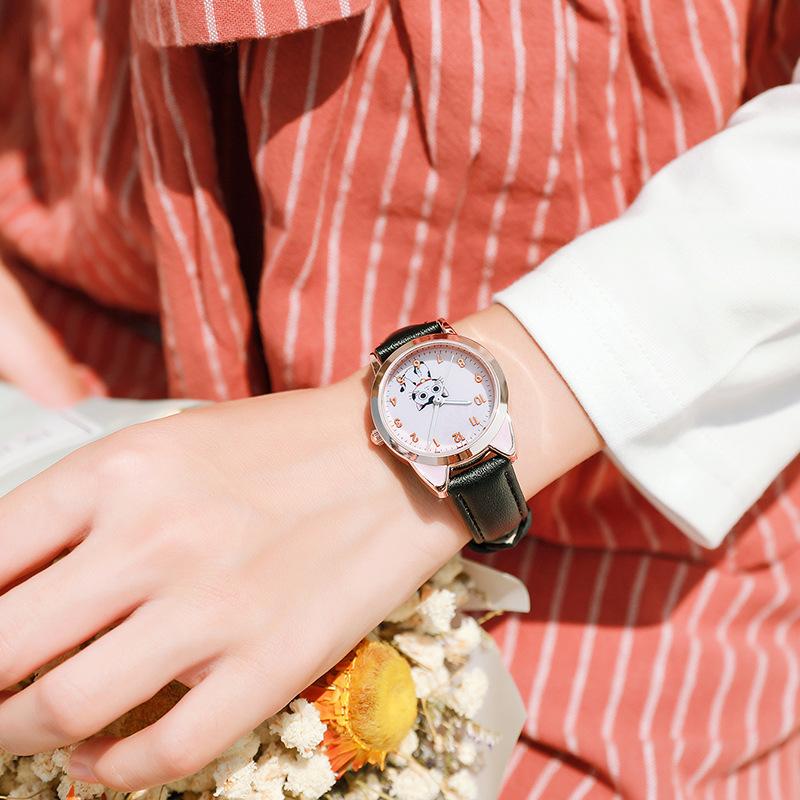 BK44 Модные детские кварцевые часы с указателем для девочек, водонепроницаемые, с ночной подсветкой, для девочек 5-15 лет, часы для учениц начальной школы