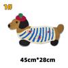 1 Piece Cute Dachshund Embroideried Dog Patches For Girls Bag Diy Small Glue Sticker For Kids Clothes Hairclip Designer
