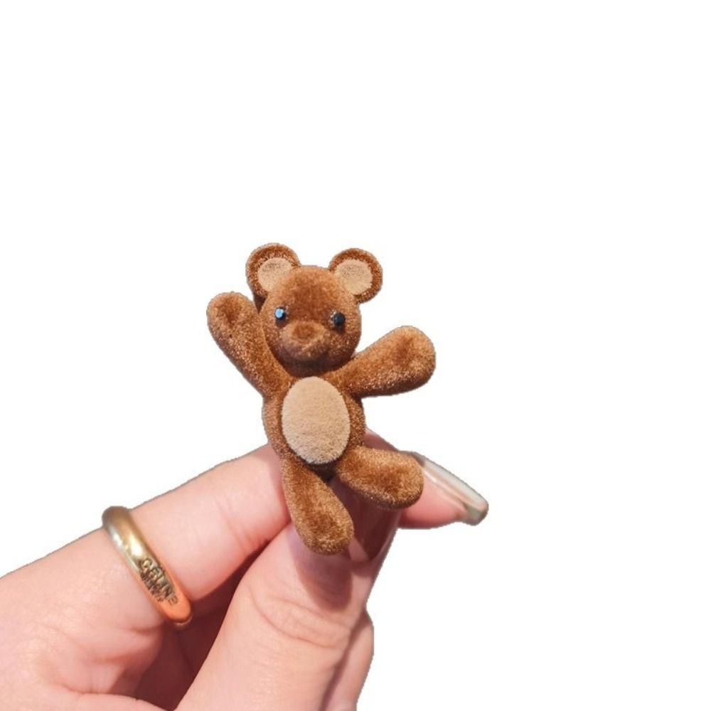 Sweet Style Cartoon Bear Hairpin Cute Design Hair Accessories Hair Ornament Side Hair Clip