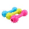 Hot Sale TPR Pet Dumbbell Chew Toy Cleaning Teeth Intelligence Treatment Training Toy Pet Dog Chew Toys