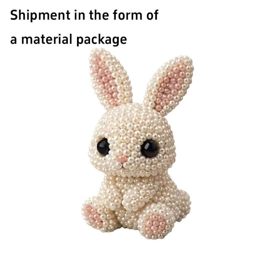 Craft 3D Beaded Animal Kit Animal Shape DIY Bead Craft Kit DIY 3D Beaded Ornament Set  Home Decor
